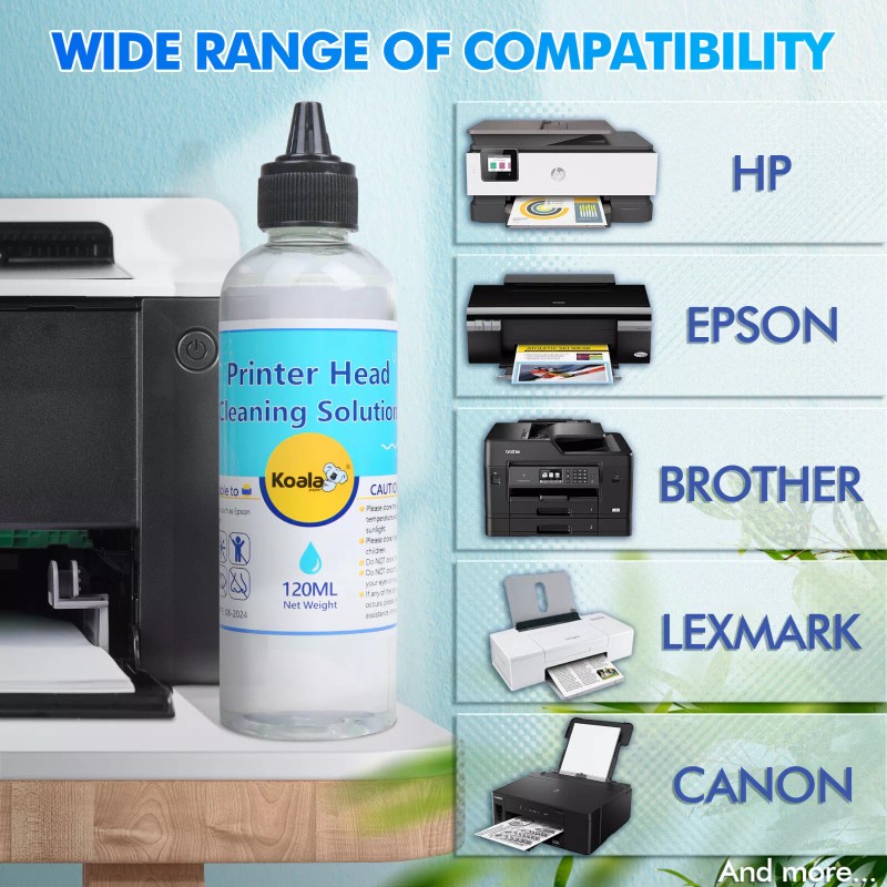 480ML Print Head Cleaning Kit Flush Solution for Inkjet Printer