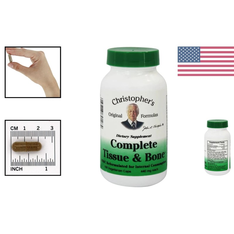 Complete Herbal Support for Skin & Bones - 100 Capsules