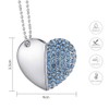 Garrulax USB Stick, Premium USB 2.0, Diamond Heart Shape 8GB