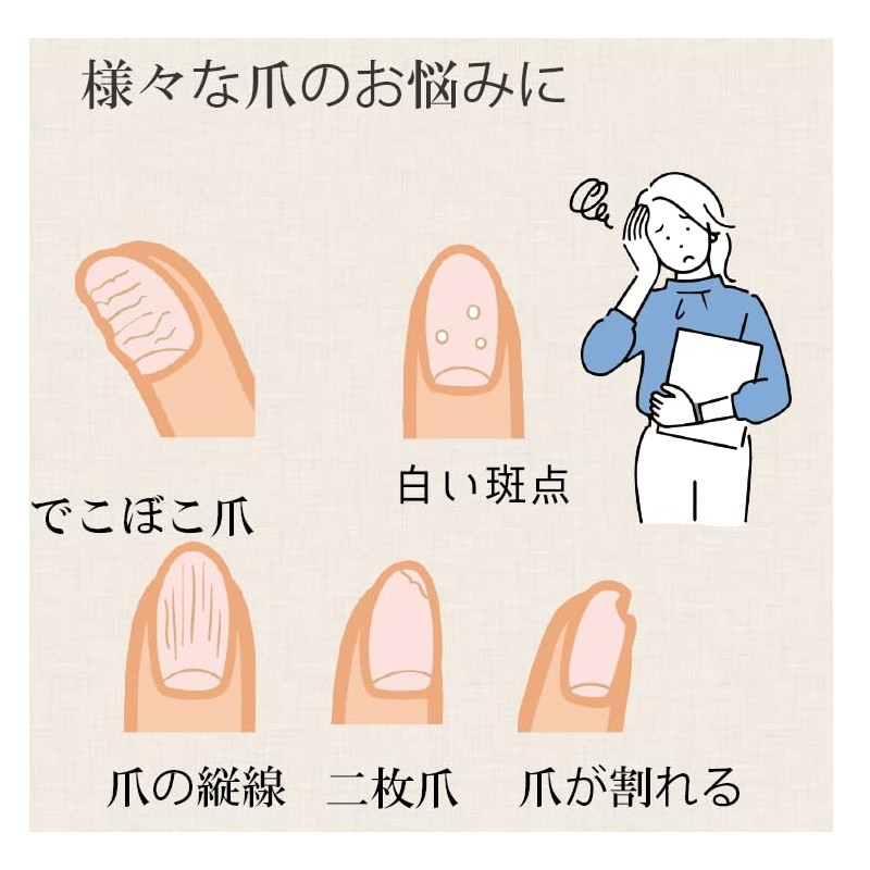 【爪トラブル改善30年の専門家が考案】 kainaネイルオイル ネイルセラム 天然由来99.9% 10ｍｌBNK-002