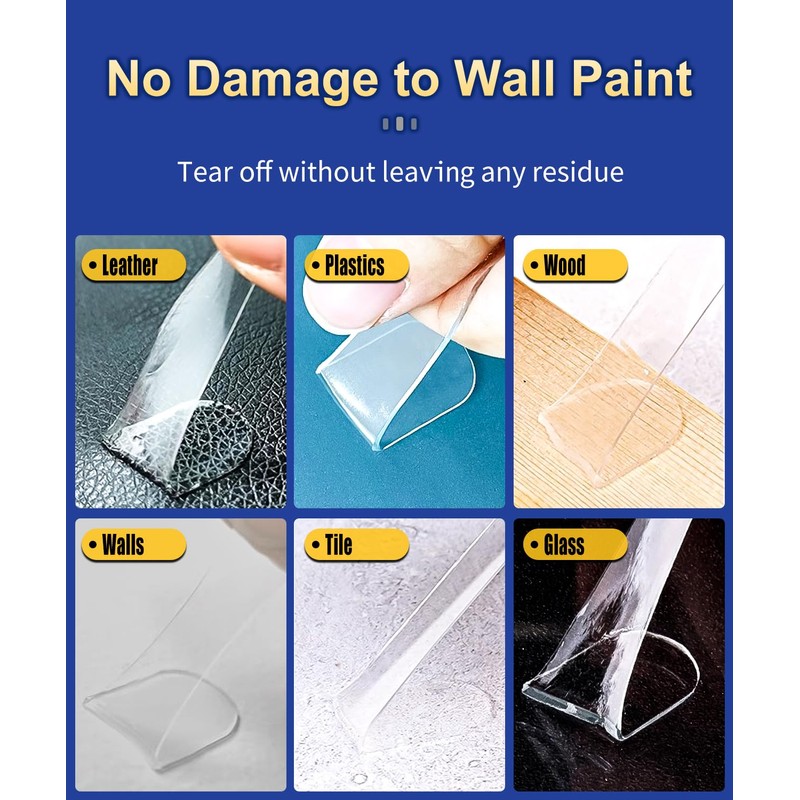 PHIXBEAR Extra Large Mounting Putty No Residue, Strong Double Sided