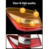 Pinkomoto Left Driver Side Tail Light Compatible with Honda Accord
