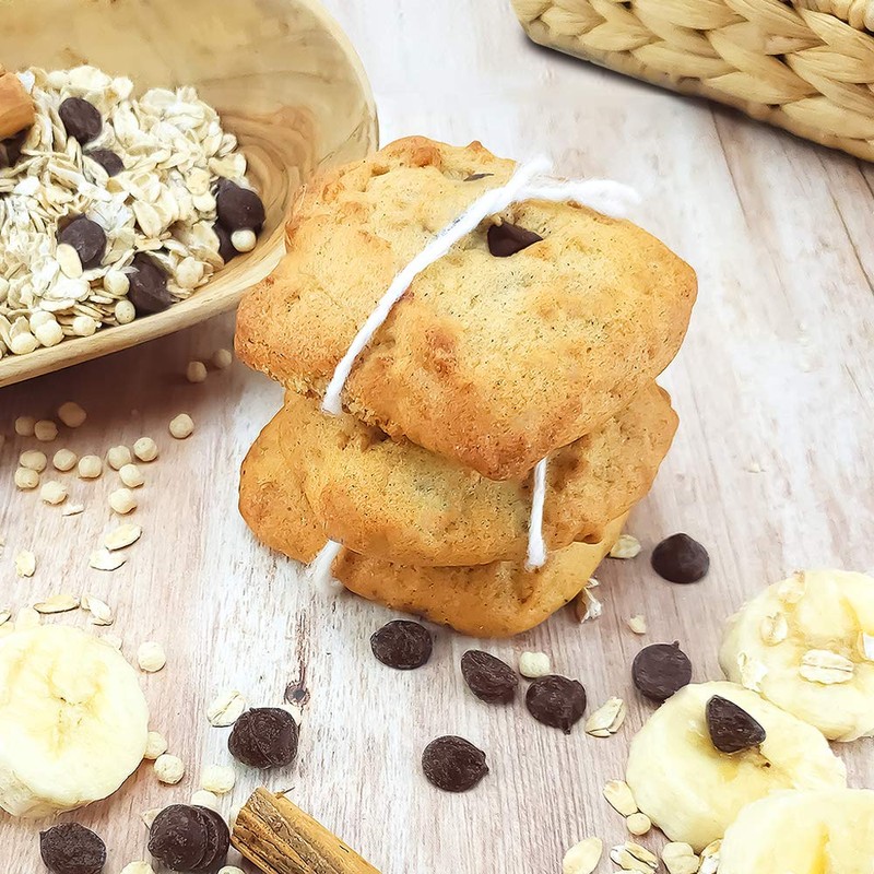 Smart for Life Banana Chocolate Chip Protein Cookies - High