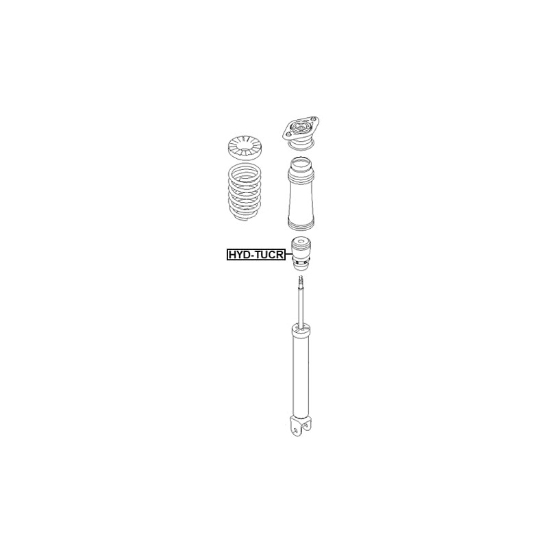 FEBEST Stop Buffer Suspension HYD-TUCR Rear ix35 (LM, EL, ELH)