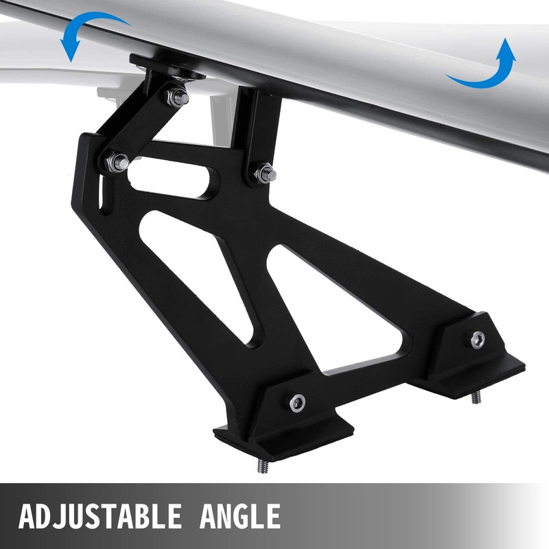 Mophorn GT Wing Spoiler 43.3inch Adjustable Universal Lightweight Aluminum Car