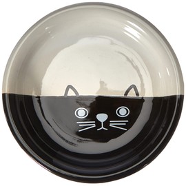 Nobby Face Ceramic Cat Milk Bowl, Diameter 14 x 2 cm, Pack of 1