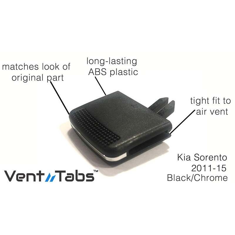 VentTabs for Kia Sorento 2011-2015 Air Conditioning Vent Replacement Tab