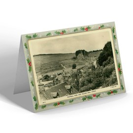 CHRISTMAS CARD - Vintage Scotland - Football Park and Village Hall, Avoch