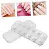 Gatuida 2 Boxes Dazzling Rhinestone Nail Art Charms with Pearls