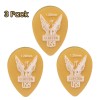 Clayton Ultem Gold Small Teardrop Guitar Picks - 1.20mm 3