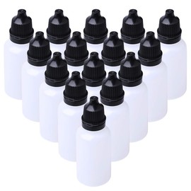 20 Pcs 20 ml Squeezable Dropper Bottles, Plastic Empty Bottles Translucent Eye Liquid Empty Bottles