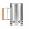 Charcoal Chimney Starter for BBQ Grilling – Metal Fire Lighter