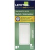 Leviton 15 Amp Decora Antimicrobical Wall Switch Single-Pole, 5601-2AW, White