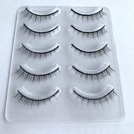 D-ONE False Eyelashes Natural 5 Pairs (A01 Natural Cute)