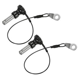 M METERXITY 2Pcs Ball Locking Pins 8mm Dia 15mm Usage Length Push-Button Quick Release Pin