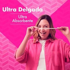 Saba Ultra Invisible Buenos Días Ultradelgada con alas, 50 piezas