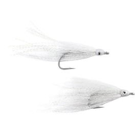 SPRO Fishing SBTTW-2/0 Bucktail Teaser 2/0 White O'Shaughnessy Nkl 2/0