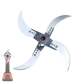 Home Grass Cutter | Household Farming Grass Shredder - Adjustable Diameter Replacement Tools Remover with 12 Mounting Holes for Lawn Mower Gardening Patio Backyard Yard