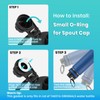 BOSORIO 3 Sets Gaskets Compatible with TAKEYA Originals Spout Lid