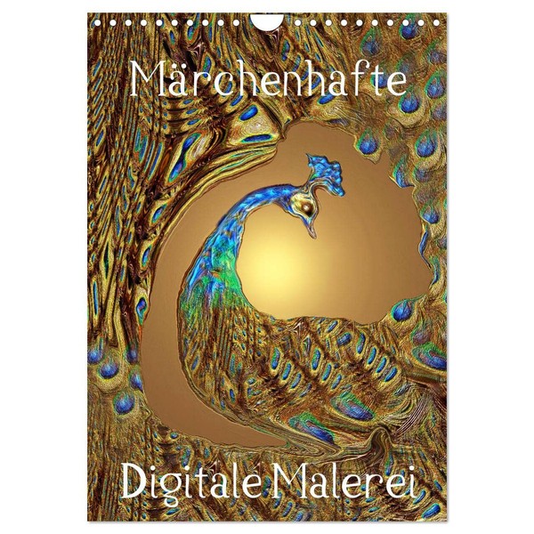 Märchenhafte Digitale Malerei (Wandkalender 2025 DIN A4 hoch), CALVENDO Monatskalender
