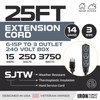 Iron Forge Cable 25 Ft Extension Cord with 3 Outlets
