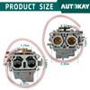 AUTOKAY 15003-2766 Carburetor With Carb Repair Kit for Kawasaki Mule