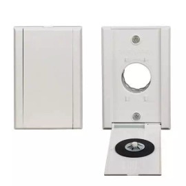 NuTone VacuValve Full Door Central Vacuum Inlet Valve White 775590W