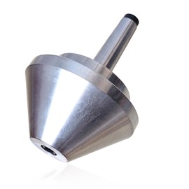 zpldAIAOSI MT3 Bull Nose Live Center, 120mm(4.72") Diameter, 75 Degree, Morse Taper 3 Shank