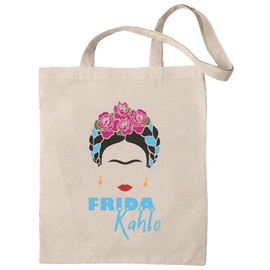 rainUP Frida Kahlo Bag Organic Cotton - Tote Bag (Turquoise)