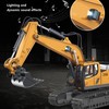 1/20 Excavator Rotate 680 Degrees 11 Channel Crawler Excavator Competition