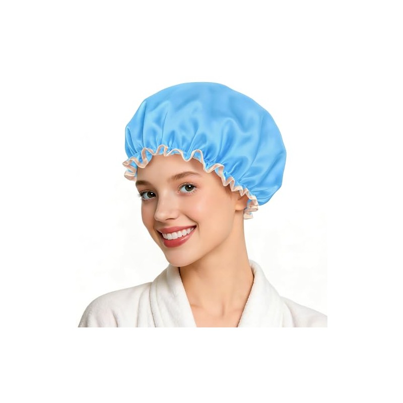 IEOVIEE Gorrito para bañarte de Mujer, Gorro de Baño Impermeable