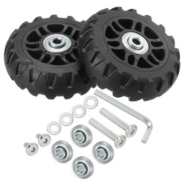 PATIKIL Replacement Luggage Suitcase Wheels Repair Kit 80 mm x 24 mm Abrasion Resistant and 360 Swivel Castor