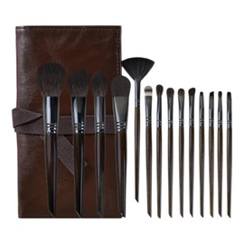 Brochas para Maquillaje FFlion Set Brochas para Maquillaje Profesional Pelo Natural para Maquillaje Brochas para sombra de Ojos y Rostro Regalo Ideal 