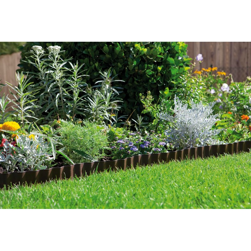 Gardena Flower Bed Edging Fence Brown 9cm 530-20 Product Warranty:
