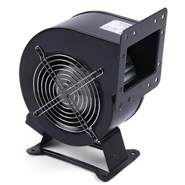 Ringmaster 110V 120W Outdoor Wood Furnace Boiler Blower Fan Small Centrifugal Blower Fan,196CFM Round Flange Blower Fan Assembly for Duct Ventilation,Heat Dissipation (Speed 2600r/min)