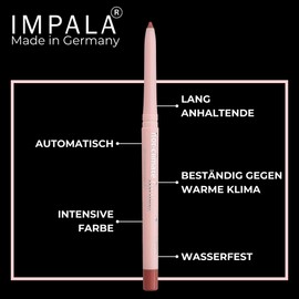 Impala - ORYX Automatic Lipstick Caramel Latte Nº 221 | Super Heat Resistant | Waterproof Lipstick | Waterproof Lipstick | Long-Lasting Lip Liner