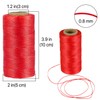 Flexzion Waxed Thread - 284 Yards (260 Meters) 0.8mm 150D