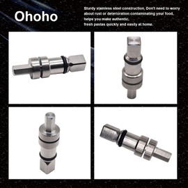 Pasta Attachment Shear Shaft Coupler by Ohoho - Compatible with KitchenAid Stand Mixer Pasta Attachment, Repair/Rebuild for Pasta Sheet Roller, Spaghetti Cutter, Fettuccine Cutter (1)