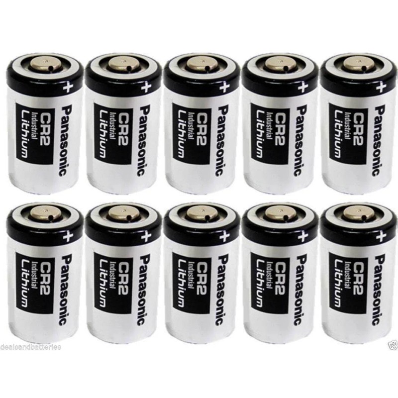 Panasonic CR2 Industrial Lithium Battery DL-CR2 Photo 3V 12 Batteries