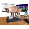 VTZEOTQ Acrylic Monitor Stand Riser Crystal Clear Monitor Riser, 21