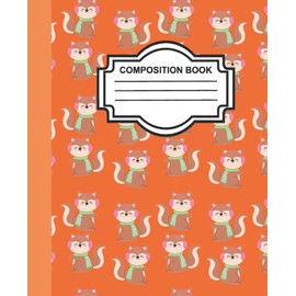 Squirrel Christmas Composition Notebook: Squirrel Animal Lovers Blank Lined Christmas Journal Notebook for Women, Boys, and Kids,gift for family: ... kids, College Ruled, 120 Pages, 7.5" x 9.75"