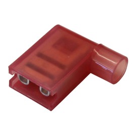 All Trade Direct 20 x Red 6.3mm Flag Terminal Insulated Spade Wire Crimp Electrical Connector