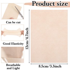 20 Pcs Ultra Thin Tattoo Cover up Patch Waterproof Tattoo Cover up Tape Sweatproof Tattoos Covers Patches Cuttable Invisible Non-Woven Fabric Patches for Tattoos Scar Birthmark 4.72×3.35In(Light Skin)