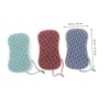 Baluue Bath Sponge Set 3 Pack of Body Sponges Gentle