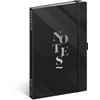 NOTIQUE Lined Notebook with Elastic Band, 13 x 21 cm,