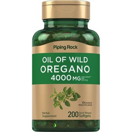 Oil of Oregano, 4000 mg (per serving), 200 Quick Release Softgels