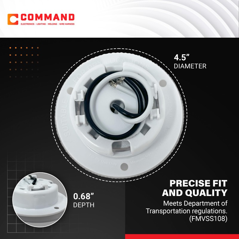 Command Electronics OEM LED RV Ceiling & Under-Cabinet Light –