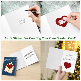 Teezwonder Gifts For Couple - Anniversary Card For Him, Her, Valentines Day, Wedding, Engagement Card Gifts for Boyfriend, Girlfriend, Husband And Wife Gifts - 4.9"X6.9" Scratch Off Card with Envelope