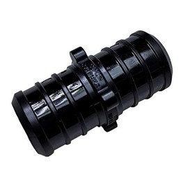 25 Pieces XFITTING 1" Pex Coupling Poly Alloy Coupling, Plastic Coupling - Crimp Pex B, Black, 25 Packs