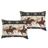 ESCA Western Cowboy Comforter Set Queen Size Magna Rustic Brown